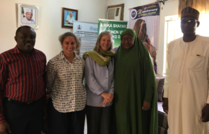 WI-HER joins IHP Kebbi State Technical Director, Dr. Uwem Udoh and Kebbi's Permanent Secretary for the State Ministry of Health, Dr. Halima A.B. Dikko and Acting Director of Medical Services, Dr. Shehu Nuhu Koko, in a dialogue to discuss RMNCH+NM priorities for the State.