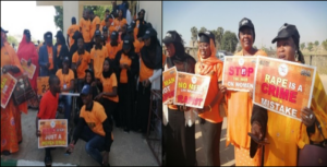 VAPP Act sensitization and rally to Bauchi State Legislators during the 16 Days of Activism Against Gender-Based Violence. Photo Credit: Amina Garuba